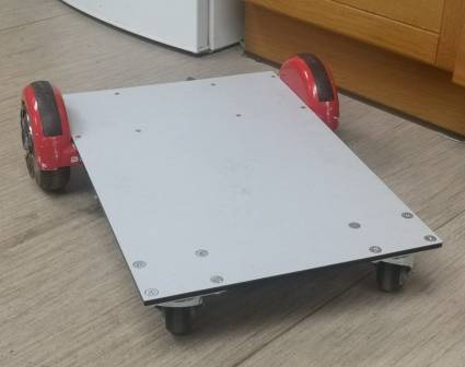 Das Hoverboard alleine