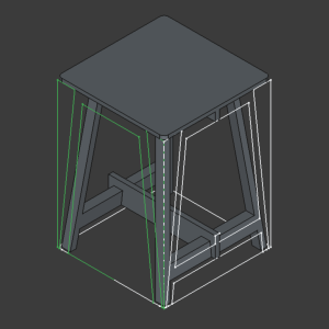 FreeCAD Modell vom Esstisch mit angezeigten Skizzen FreeCAD Modell vom Esstisch mit angezeigten Skizzen
