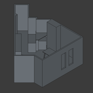 FreeCAD Modell vom Raum FreeCAD Modell vom Raum